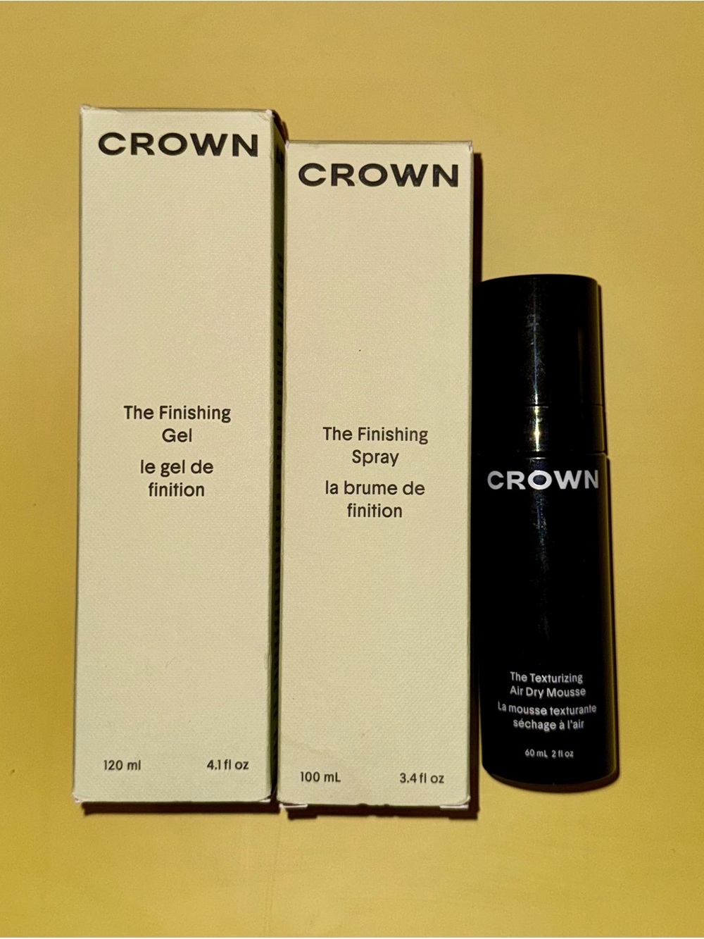 Crown Affair The Styling Trio - collection of luxe top sellers. Clean / Luxe